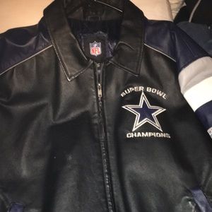 All leather Dallas Cowboys jacket size 2XL